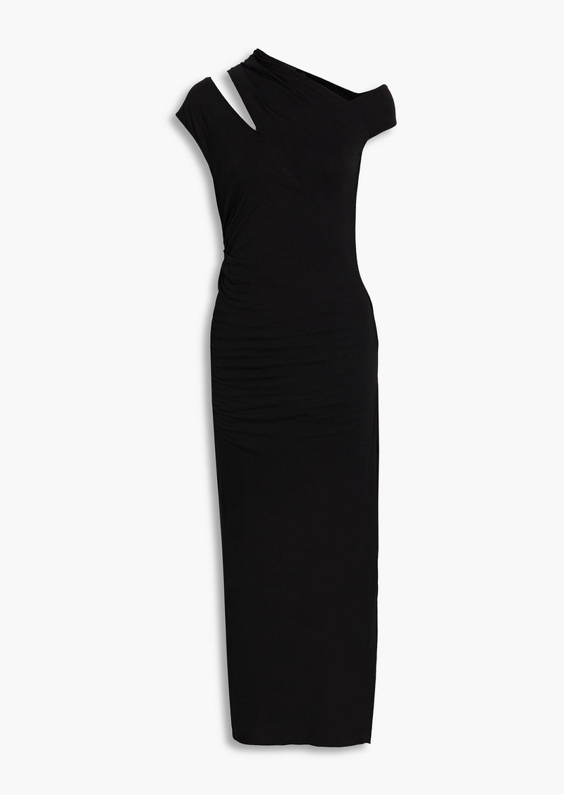 Helmut Lang - Cutout jersey dress - Black - XXS