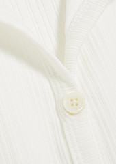 Helmut Lang - Cutout ribbed jersey shirt dress - White - XS