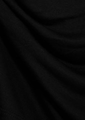 Helmut Lang - Layered cutout jersey top - Black - L