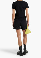 Helmut Lang - Print cotton-jersey shorts - Black - S