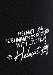 Helmut Lang - Print cotton-jersey shorts - Black - S