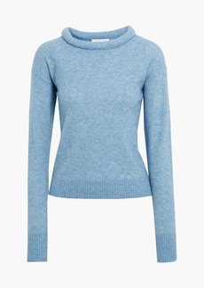 Helmut Lang - Mélange brushed wool-blend sweater - Blue - XS