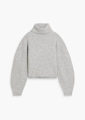 Helmut Lang - Mélange merino wool-blend turtleneck sweater - Gray - L