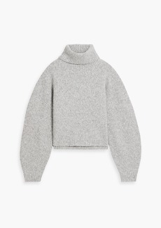 Helmut Lang - Mélange merino wool-blend turtleneck sweater - Gray - XL