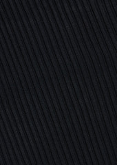 Helmut Lang - One-shoulder ribbed-knit top - Black - M