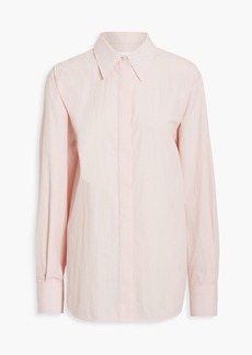 Helmut Lang - Cotton-blend poplin shirt - Pink - S