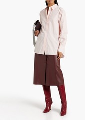 Helmut Lang - Cotton-blend poplin shirt - Pink - S
