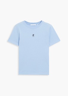 Helmut Lang - Printed cotton-jersey T-shirt - Blue - XXS