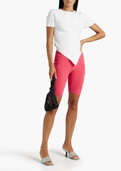 Helmut Lang - Ribbed-knit shorts - Pink - L