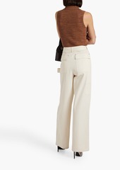 Helmut Lang - Ribbed-knit top - Brown - L