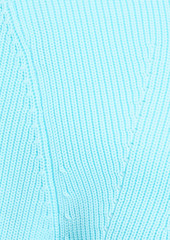 Helmut Lang - Ribbed-knit turtleneck sweater - Blue - L