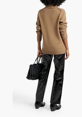 Helmut Lang - Knitted turtleneck sweater - Brown - XS