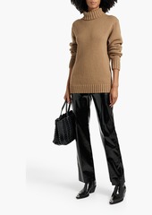 Helmut Lang - Knitted turtleneck sweater - Brown - XS