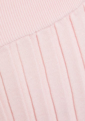 Helmut Lang - Ribbed wool mini skirt - Pink - L