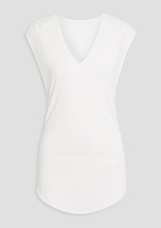Helmut Lang - Twist-back modal-jersey top - White - XS