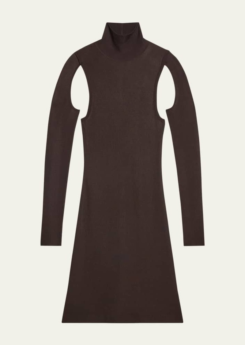 Helmut Lang Air Cut-Out Turtleneck Dress