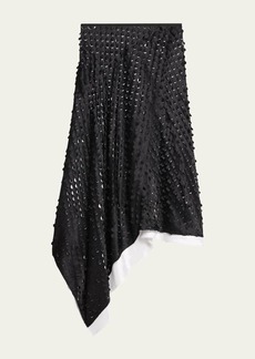 Helmut Lang Asymmetric Scarf Skirt