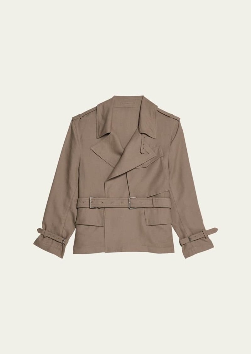 Helmut Lang Belted Rider Trench Coat