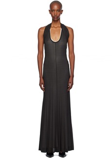 Helmut Lang Black Dancer Maxi Dress