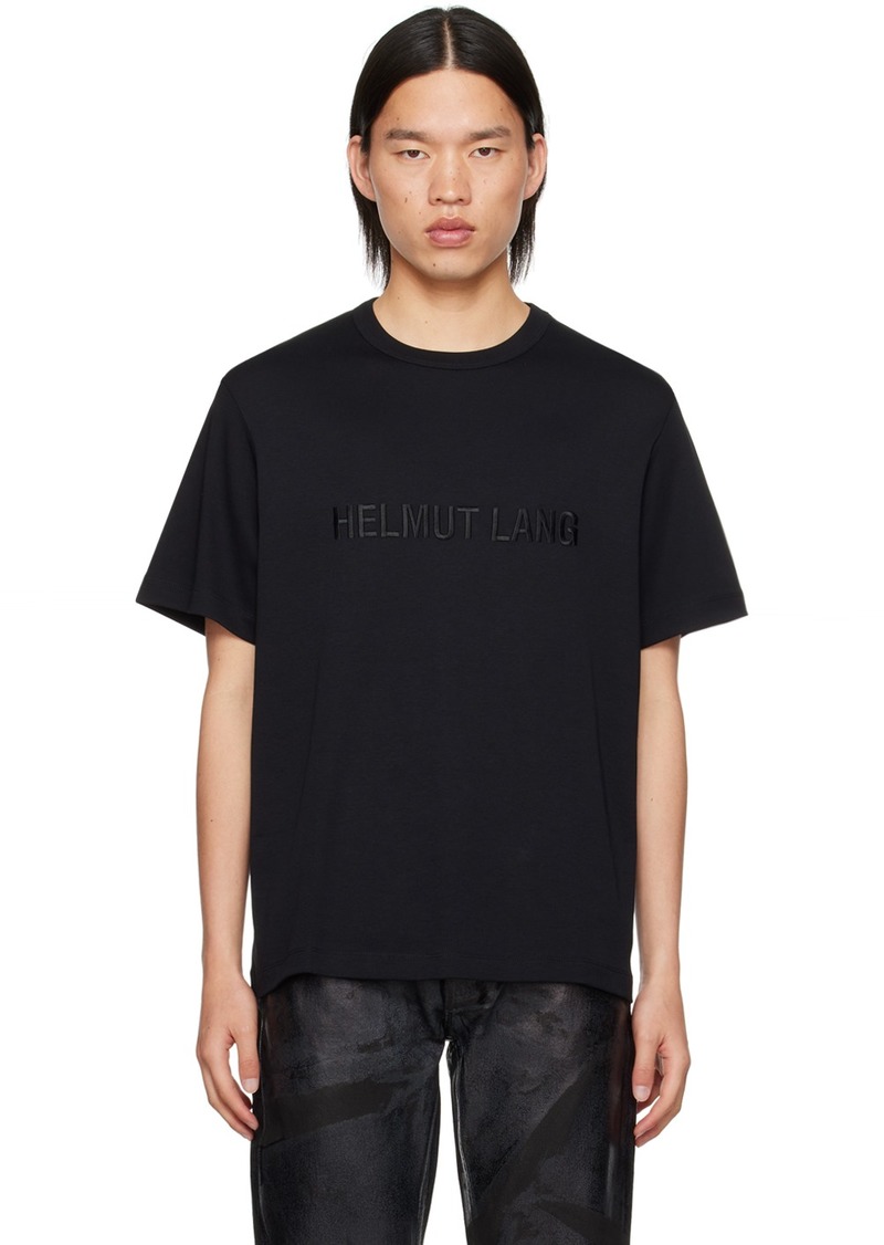 Helmut Lang Black Embroidered T-Shirt