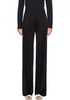 Helmut Lang Black Fluid Car Trousers