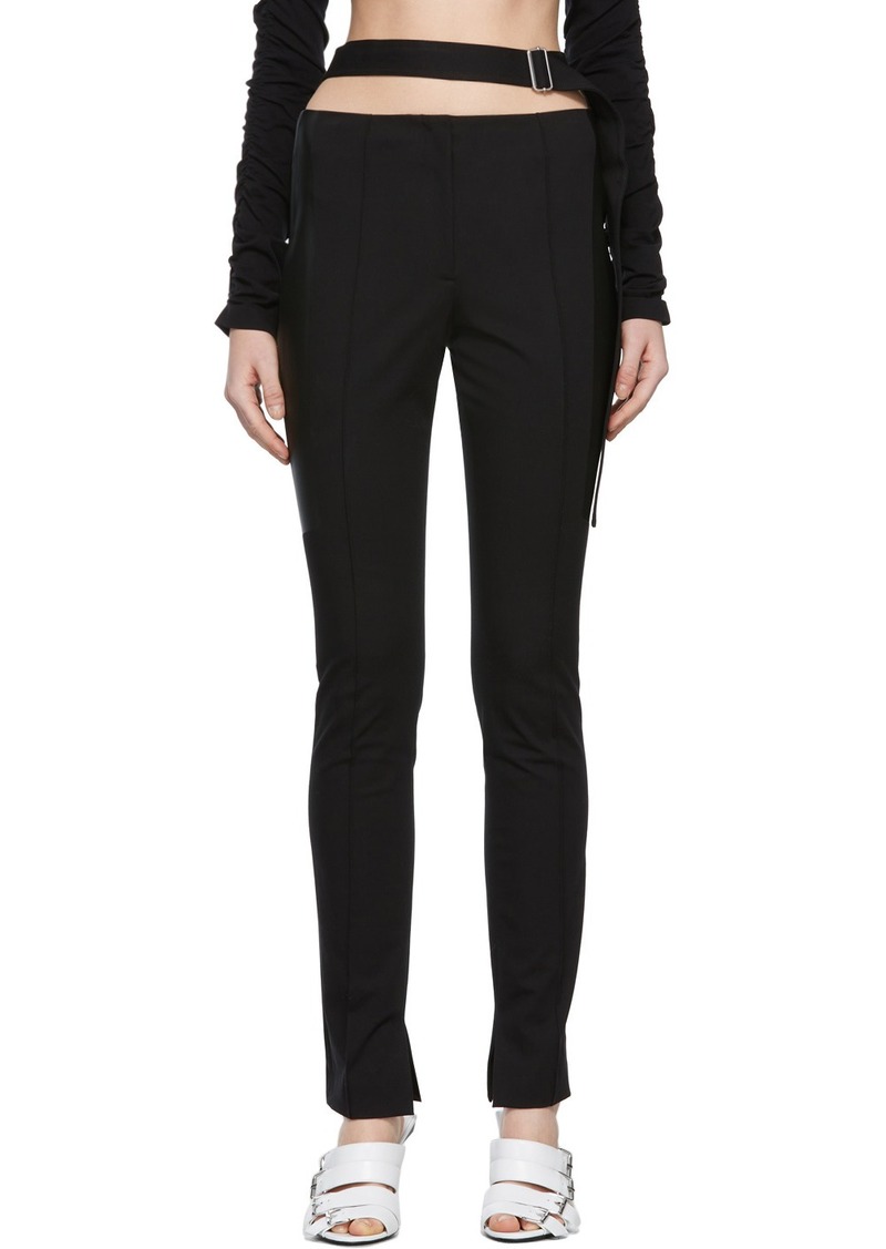 Helmut Lang Black Panel Trousers