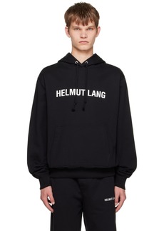 Helmut Lang Black Printed Hoodie