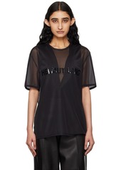 Helmut Lang Black Sheer T-Shirt