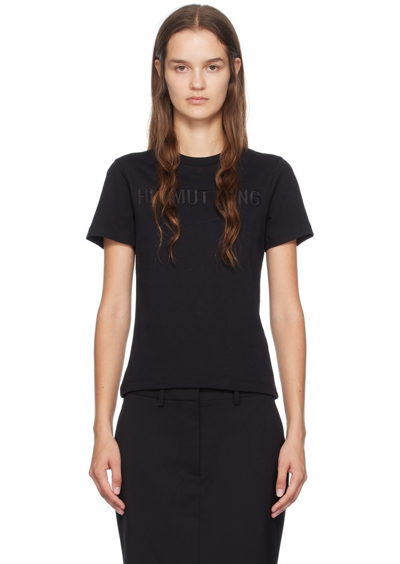 Helmut Lang Black Slim Logo T-Shirt