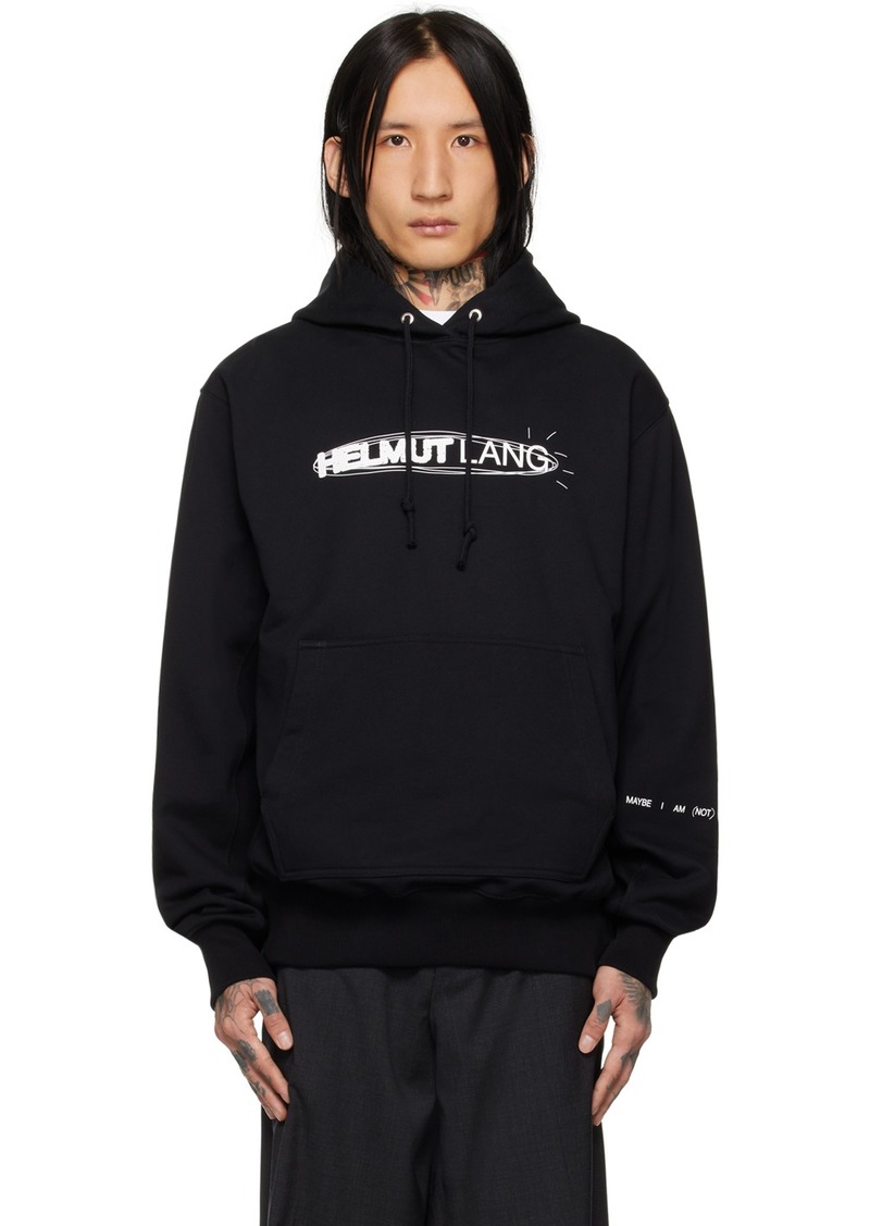 Helmut Lang Black Space Hoodie