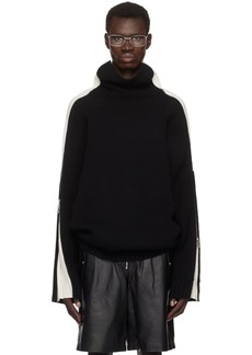 Helmut Lang Black Suitcase Turtleneck