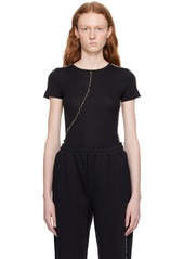 Helmut Lang Black Twisted T-Shirt