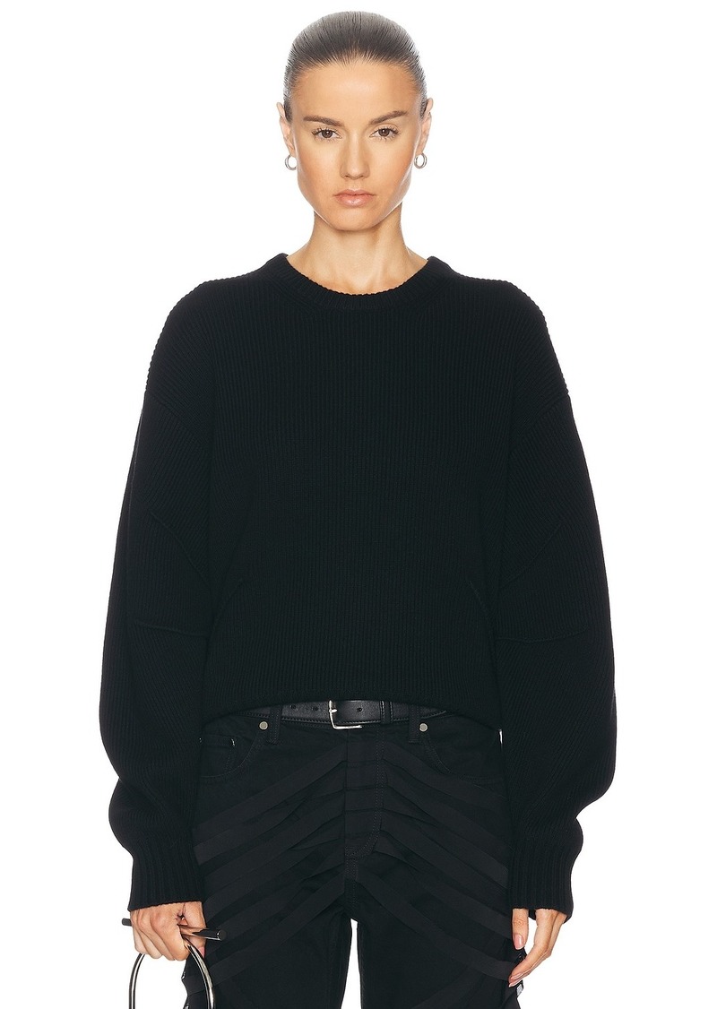 Helmut Lang Chunky Crewneck Sweater