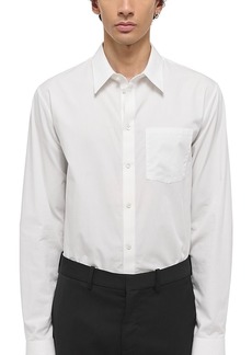 Helmut Lang Classic Cotton Relaxed Fit Button Down Shirt