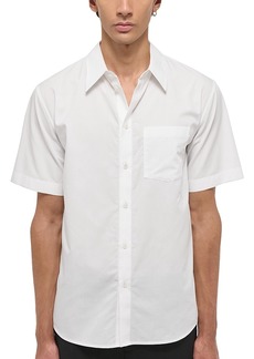 Helmut Lang Classic Cotton Relaxed Fit Button Down Shirt