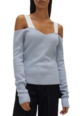 Helmut Lang Cold Shoulder Sweater