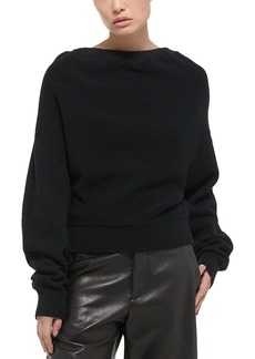 Helmut Lang Cotton Dolman Sleeve Sweater