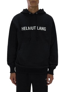 Helmut Lang Cotton Logo Print Hoodie