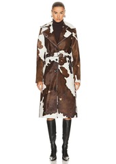 Helmut Lang Cowhide Trench Coat