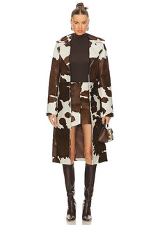 Helmut Lang Cowhide Trench Coat