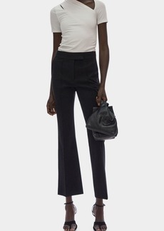 Helmut Lang Cropped Bootcut Trousers