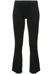 Helmut Lang cropped flare rib trousers