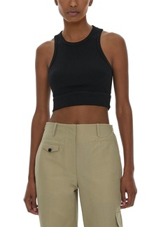 Helmut Lang Cropped Rib Tank