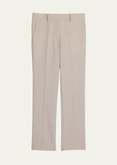 Helmut Lang Cropped Slim Zip-Cuff Pants