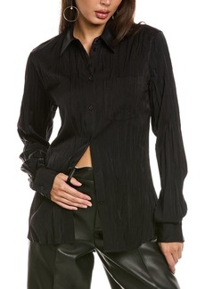 Helmut Lang Crush Satin Classic Shirt