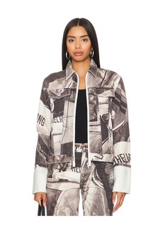 Helmut Lang Cuff Zip Trucker Jacket