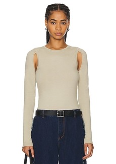 Helmut Lang Cutout Crew Tee