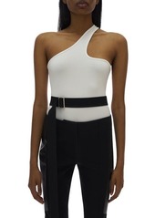 Helmut Lang Cutout Tank in Optic White at Nordstrom