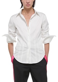 Helmut Lang Darted Button Front Shirt