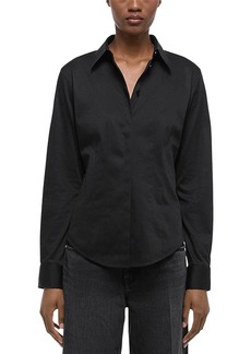 Helmut Lang Darted Button Front Shirt